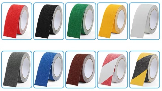 防滑膠帶的種類有哪些？砂面與無砂防滑膠帶的區別